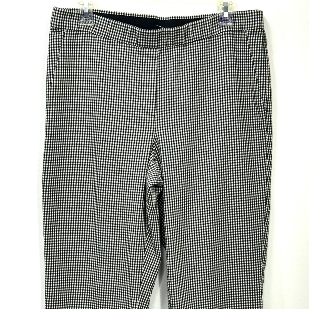 J. Jill Wearever Collection Smooth Fit Slim Leg Houndstooth Pull-On Pants - Picture 3 of 9